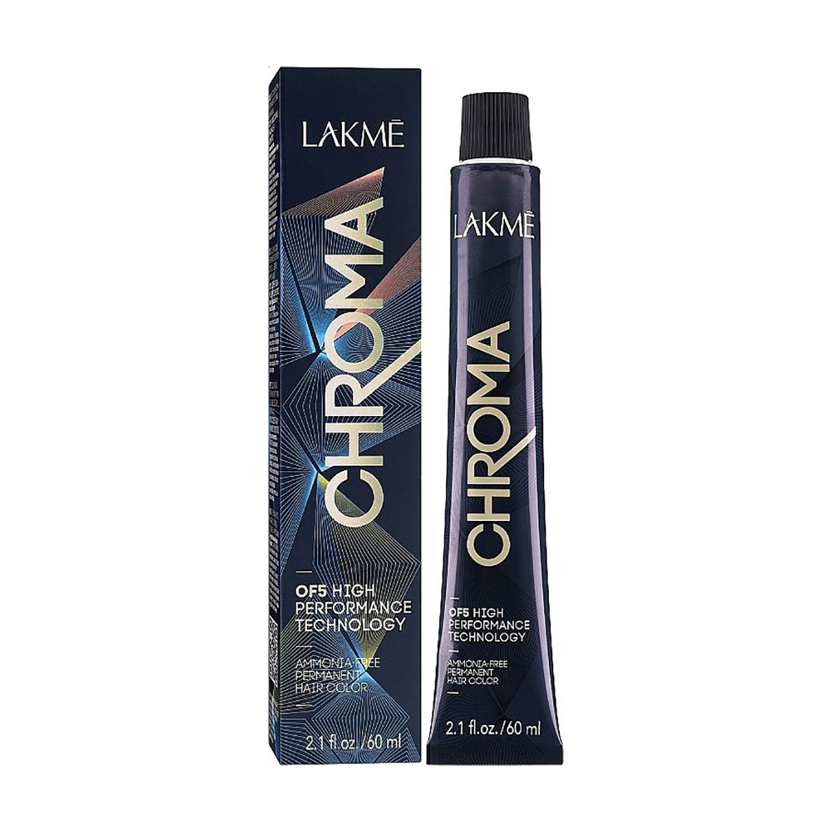 Напівперманентна фарба для волосся Lakme Chroma Permanent Hair Color 7/60 Каштановий середній блондин, 60 мл